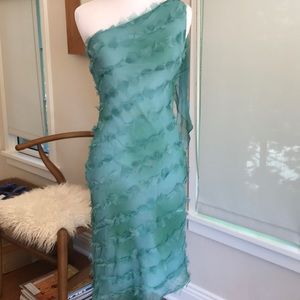 Size 0 aqua blue BCBG maxazria dress